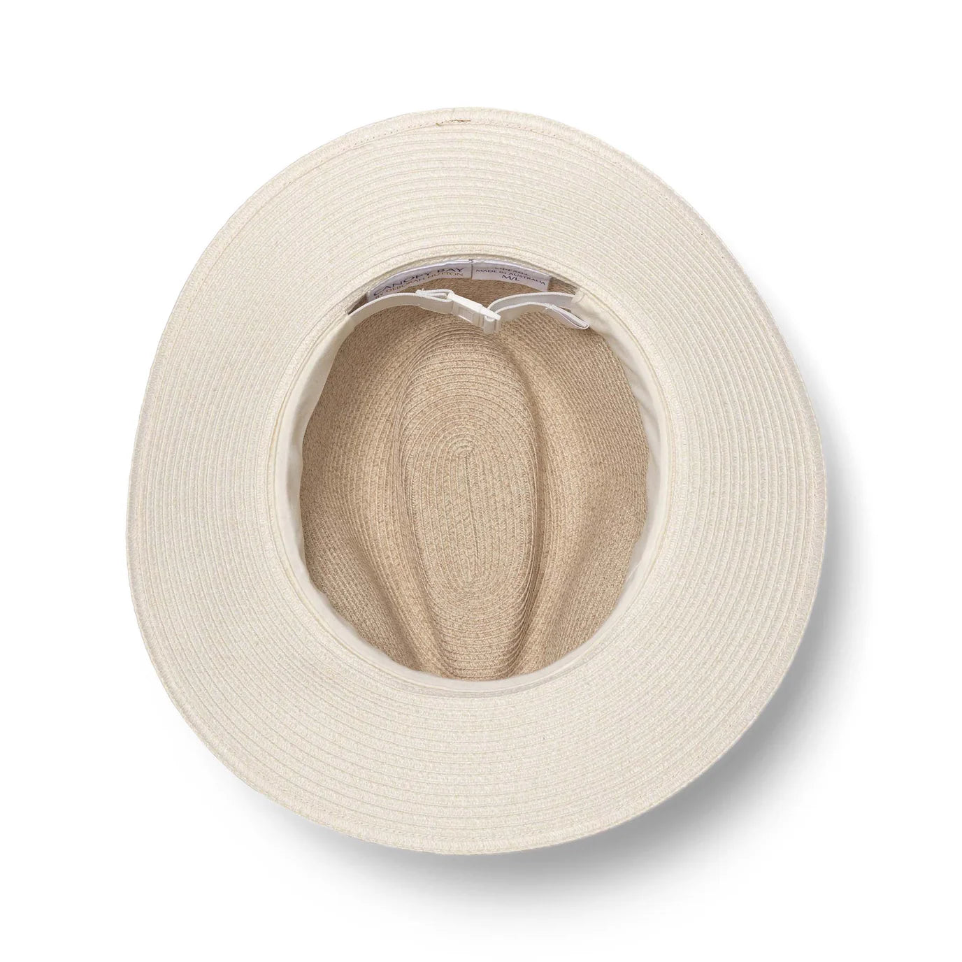 Deborah Hutton Peta Flexibraid Fedora Camel/Ivory 58cm