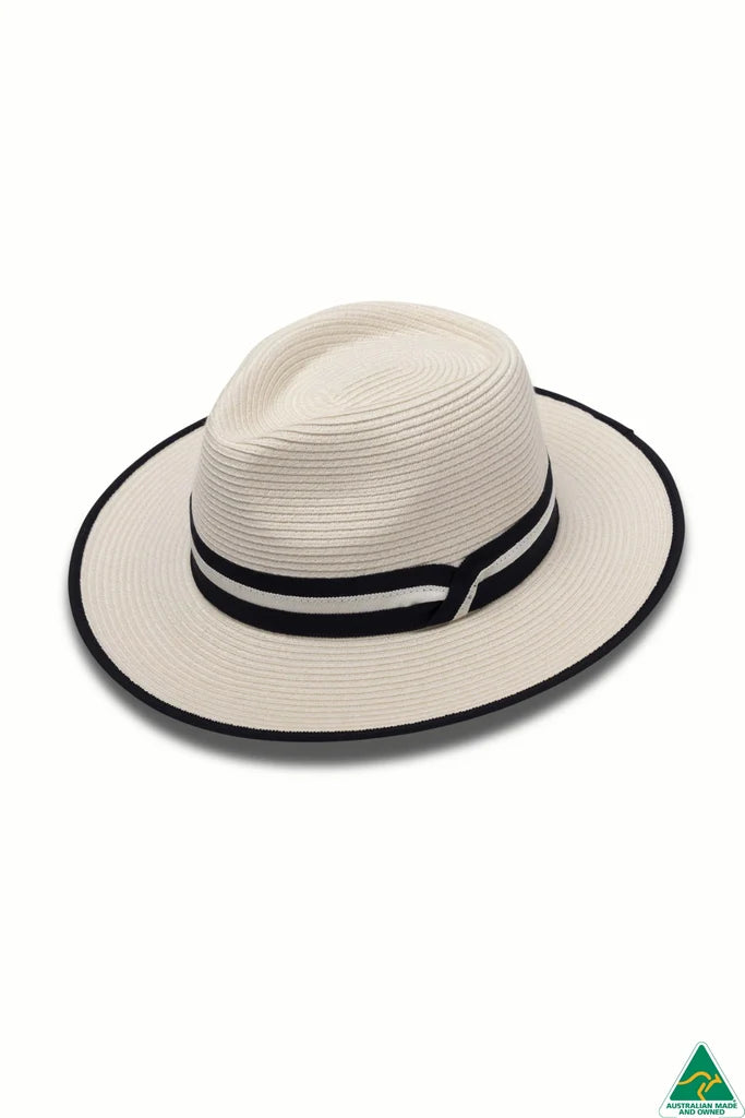 Windsor Flexibraid Ivory Navy Canopy Bay