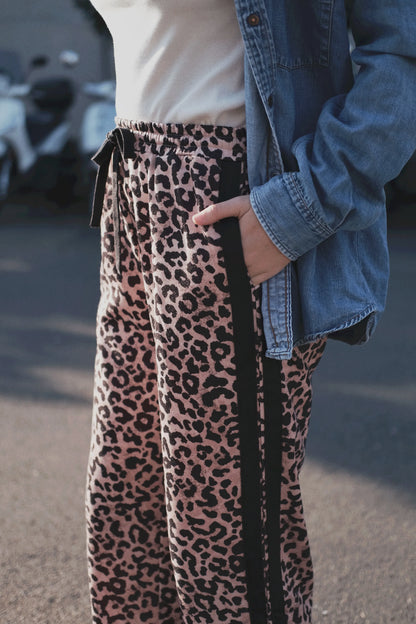 Adeline Pant Natural Leopard