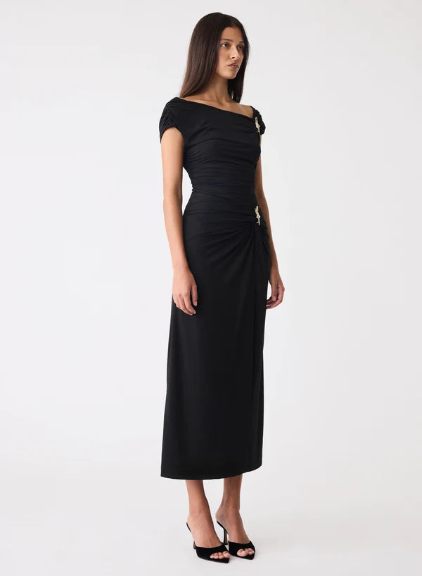 Esmaee Sculpted Skirt Black