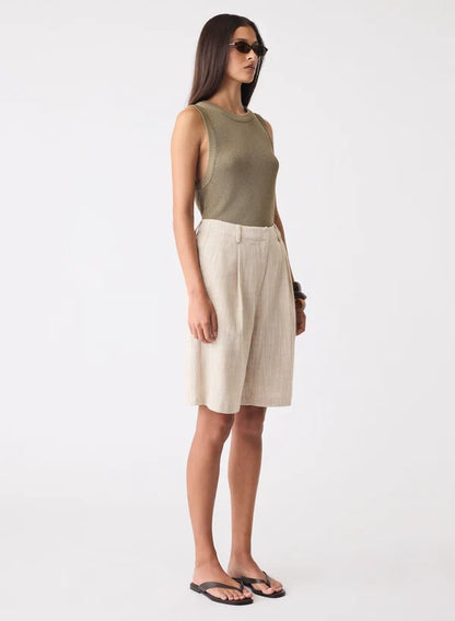 Esmaee Etch Bermuda Short