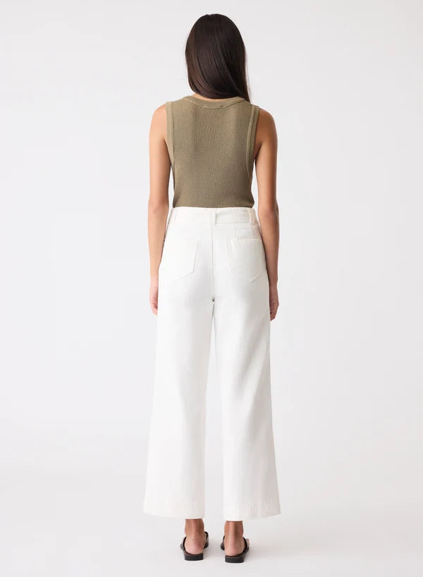 Esmaee Capilla Denim Jeans- Ivory