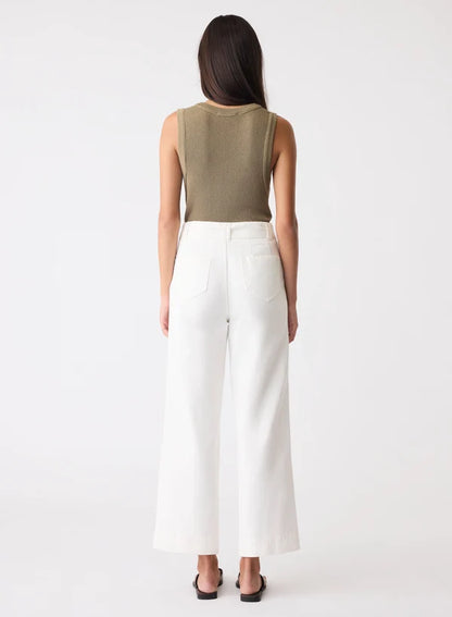 Esmaee Capilla Denim Jeans- Ivory
