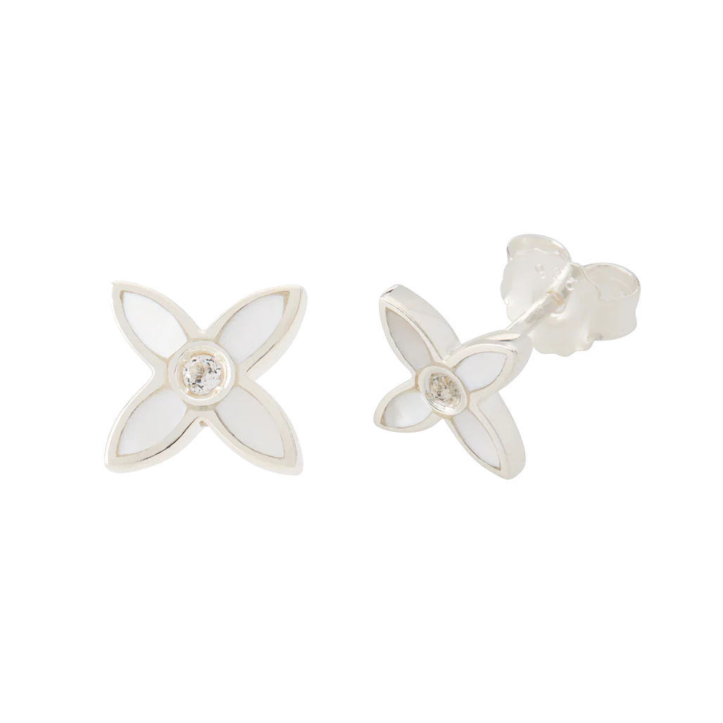 Murkani Desert Flower Mini Stud Sterling Silver