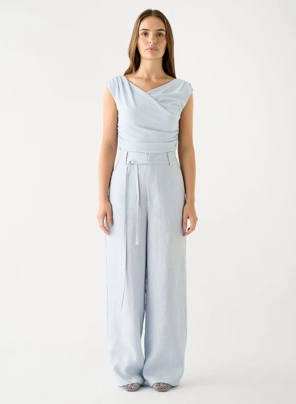 Esmaee Charter Top - Ice Blue