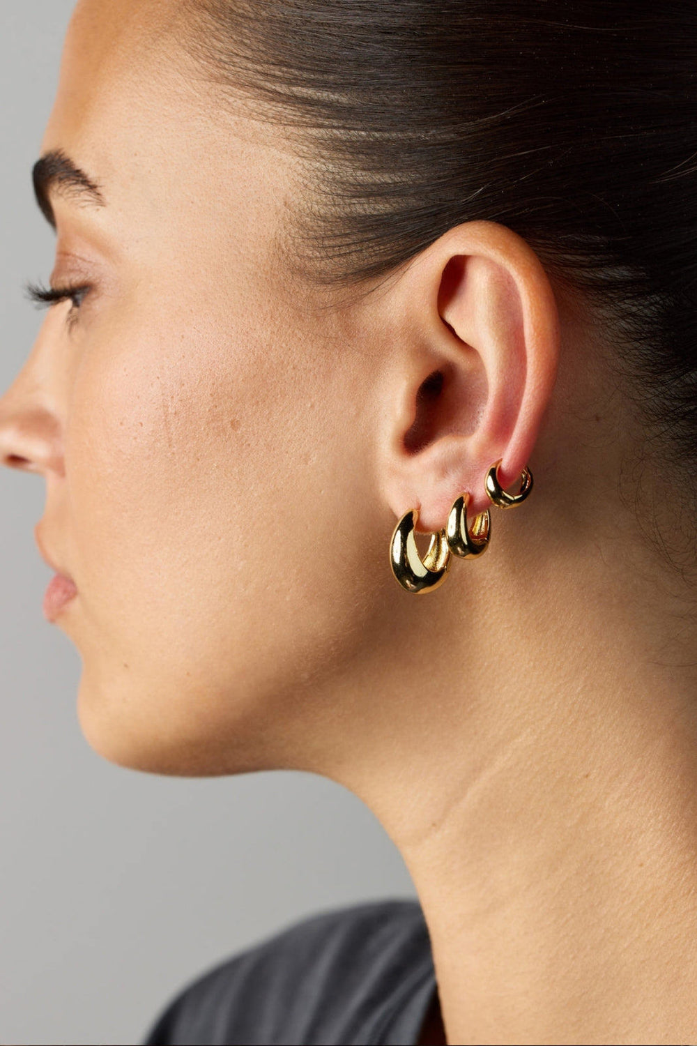 Zafino Steph Earring 18KT Gold Plated Large