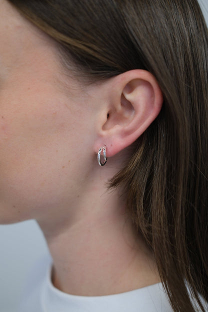 Zafino Tilly Hoop Silver