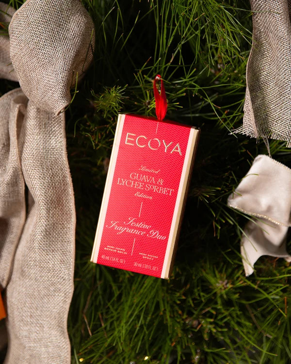 Ecoya Guava &amp; Lychee Sorbet Festive Fragrance Duo