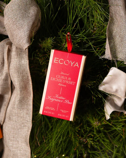 Ecoya Guava &amp; Lychee Sorbet Festive Fragrance Duo