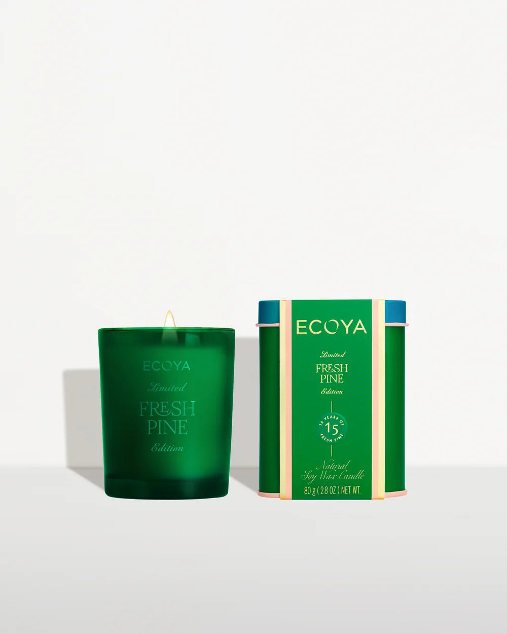 Ecoya Fresh Pine Mini Madison Candle - 80g