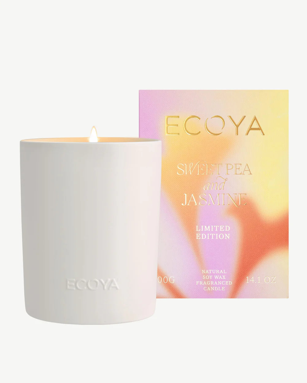 Ecoya Sweet Pea and Jasmine Candle Limited Edition