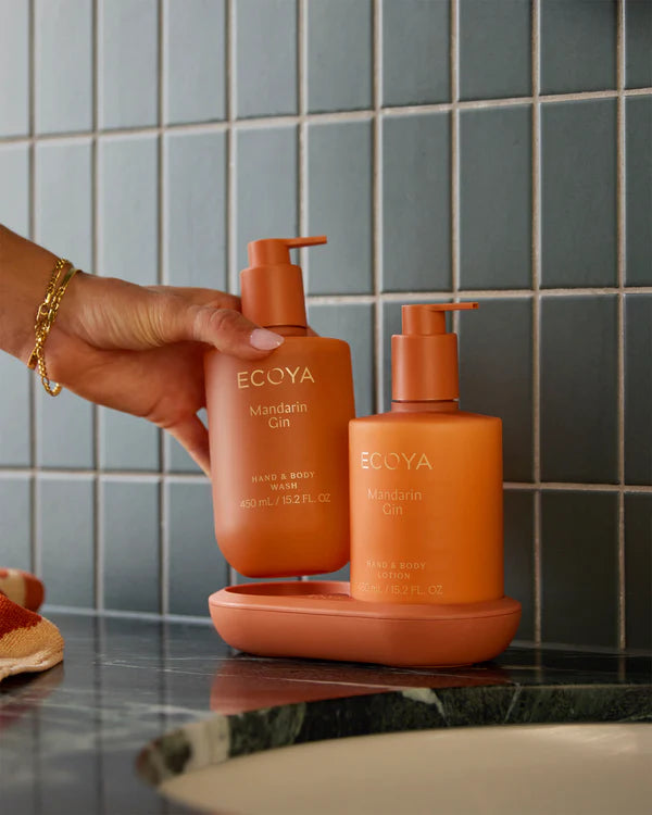 Ecoya Mandarin Gin Gift Set The Bathroom Edit