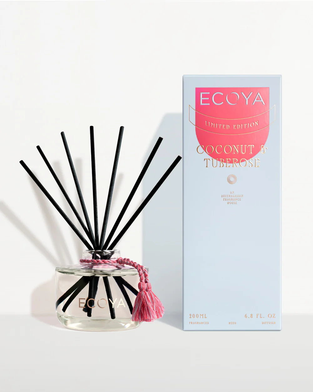 Ecoya High Summer: Coconut &amp; Tuberose Reed Diffuser