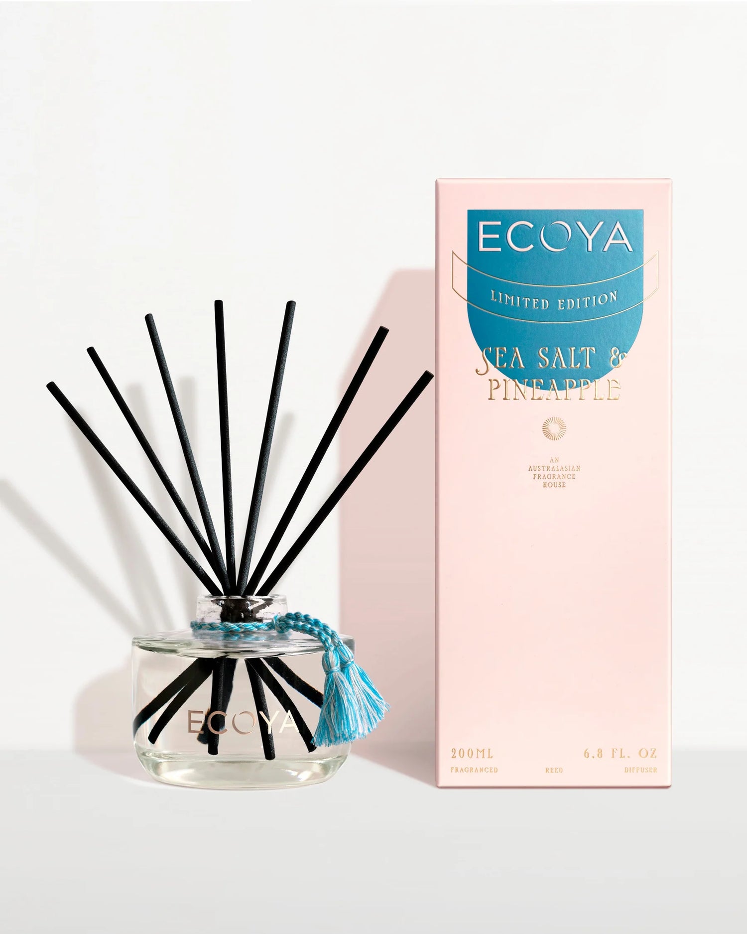 Ecoya High Summer: Sea Salt &amp; Pineapple Reed Diffuser