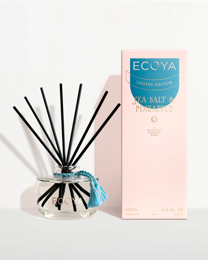 Ecoya High Summer: Sea Salt &amp; Pineapple Reed Diffuser