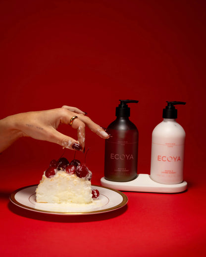 Ecoya Guava &amp; Lychee Sorbet Bathroom Gift Set Holiday Collection