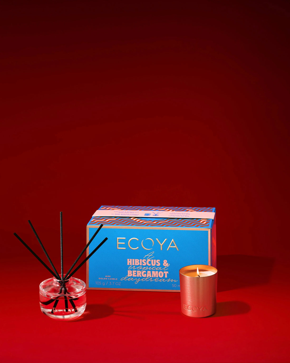 Ecoya Hibiscus &amp; Bergamot Mini Gift Set Holiday Collection