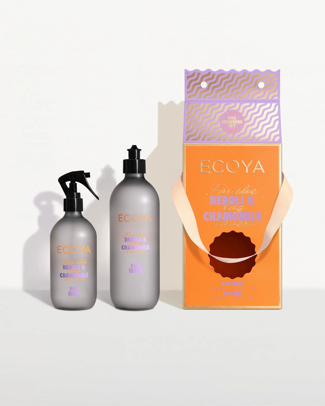 Ecoya Neroli &amp; Chamomile Dog Grooming Set Holiday Collection