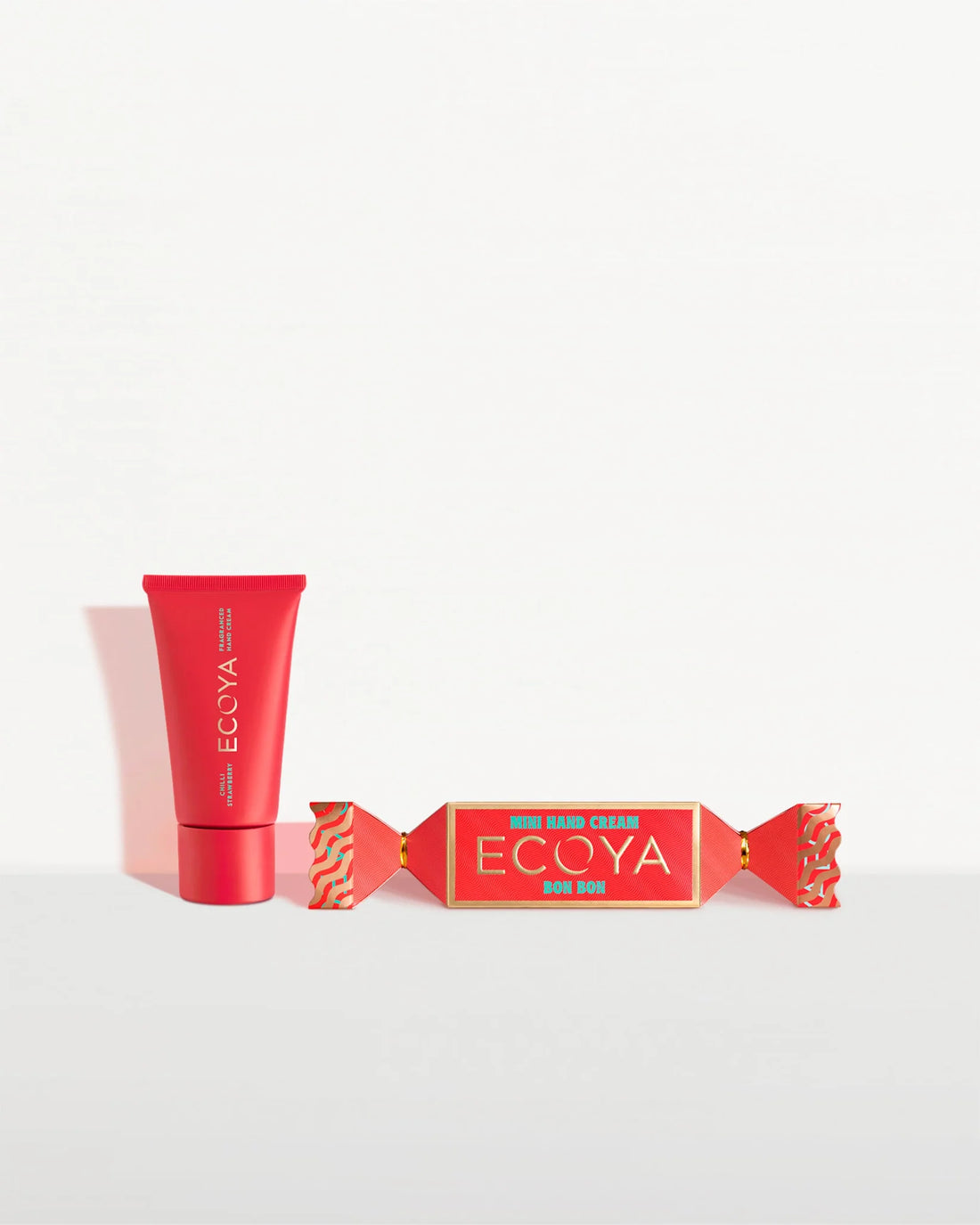 Ecoya Chilli Strawberry Mini Hand Cream Bon Bon Holiday Collection