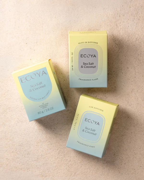 Ecoya Plug in Diffuser Fragrance Flask Sea Salt &amp; Coconut