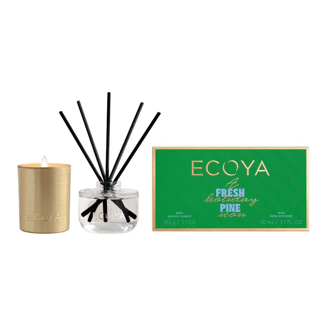 Ecoya Fresh Pine Mini Gift Set Holiday Collection