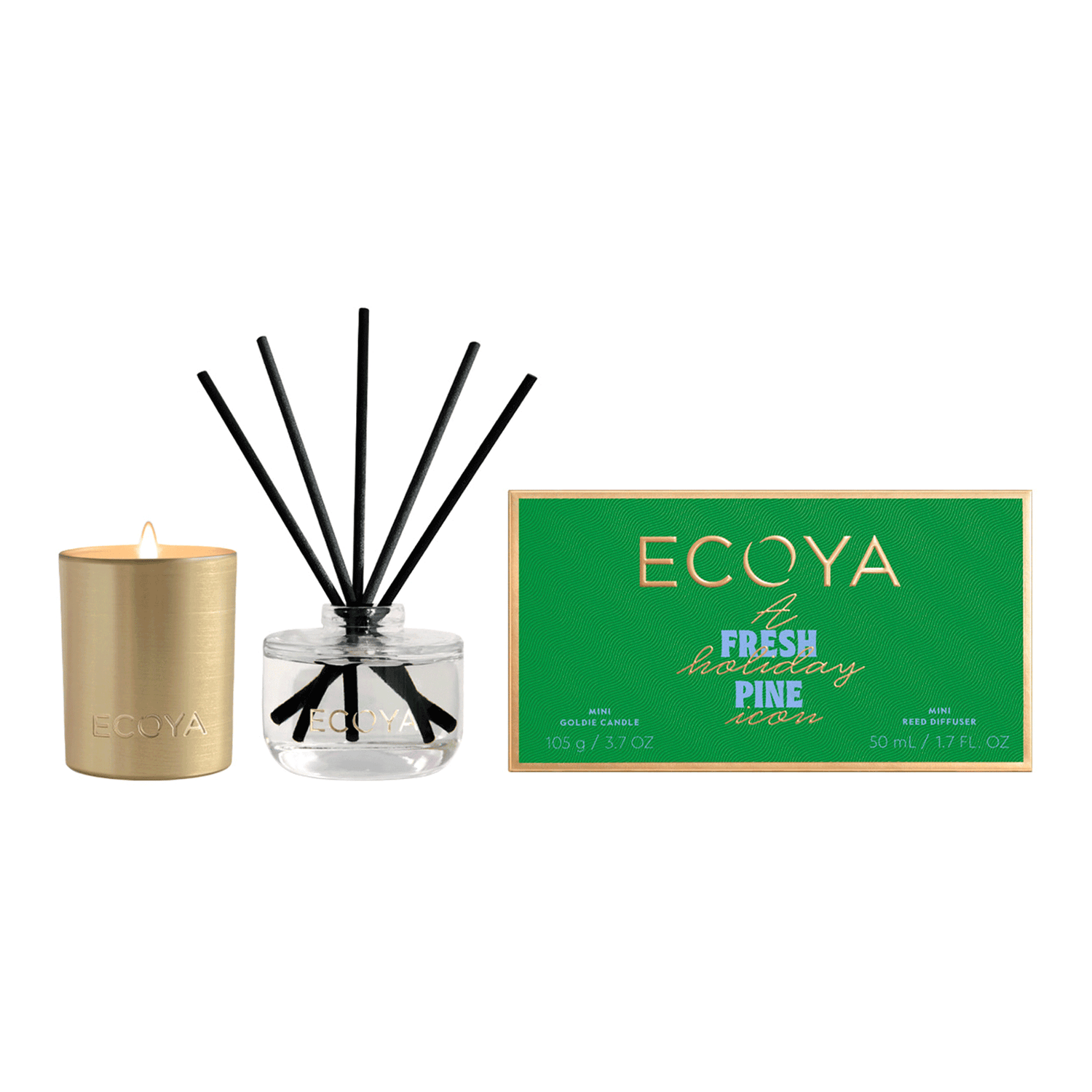 Ecoya Fresh Pine Mini Gift Set Holiday Collection