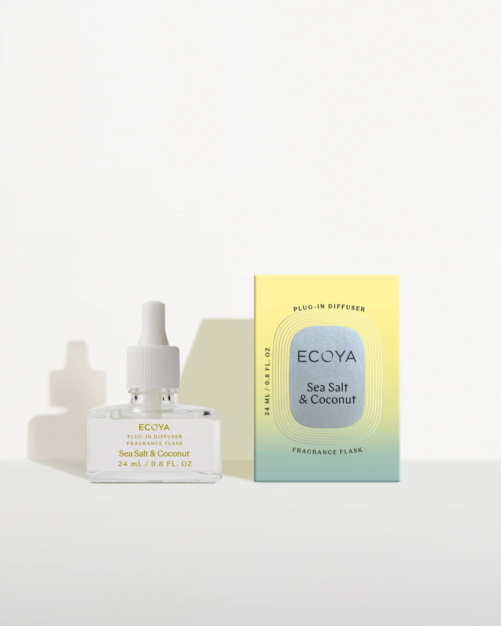 Ecoya Plug in Diffuser Fragrance Flask Sea Salt &amp; Coconut