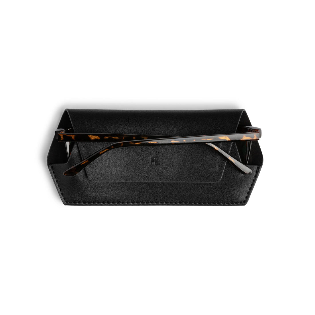 Fox And Leo Glasses Case Black