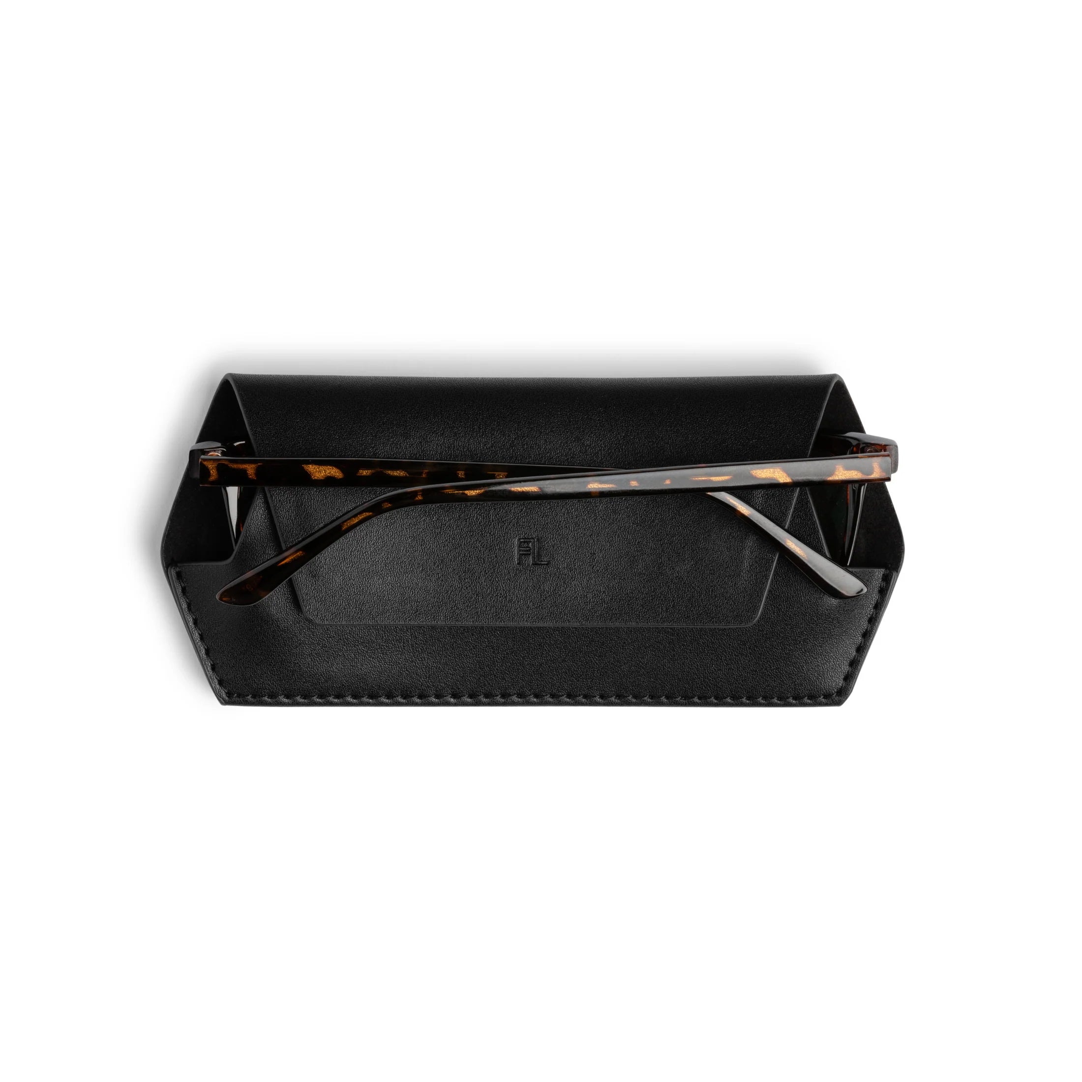 Fox And Leo Glasses Case Black