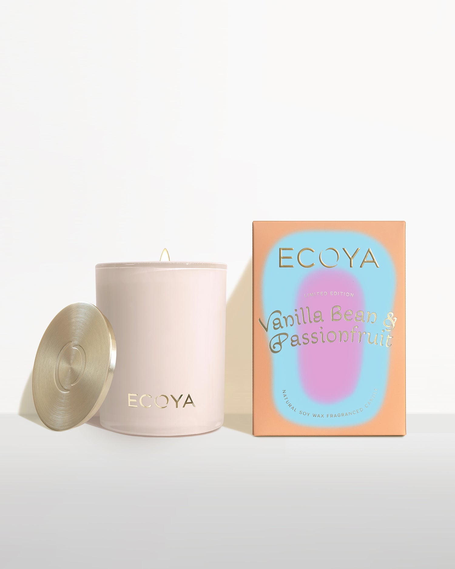 Ecoya Vanilla Bean &amp; Passionfruit Madison Candle *LIMITED EDITION*