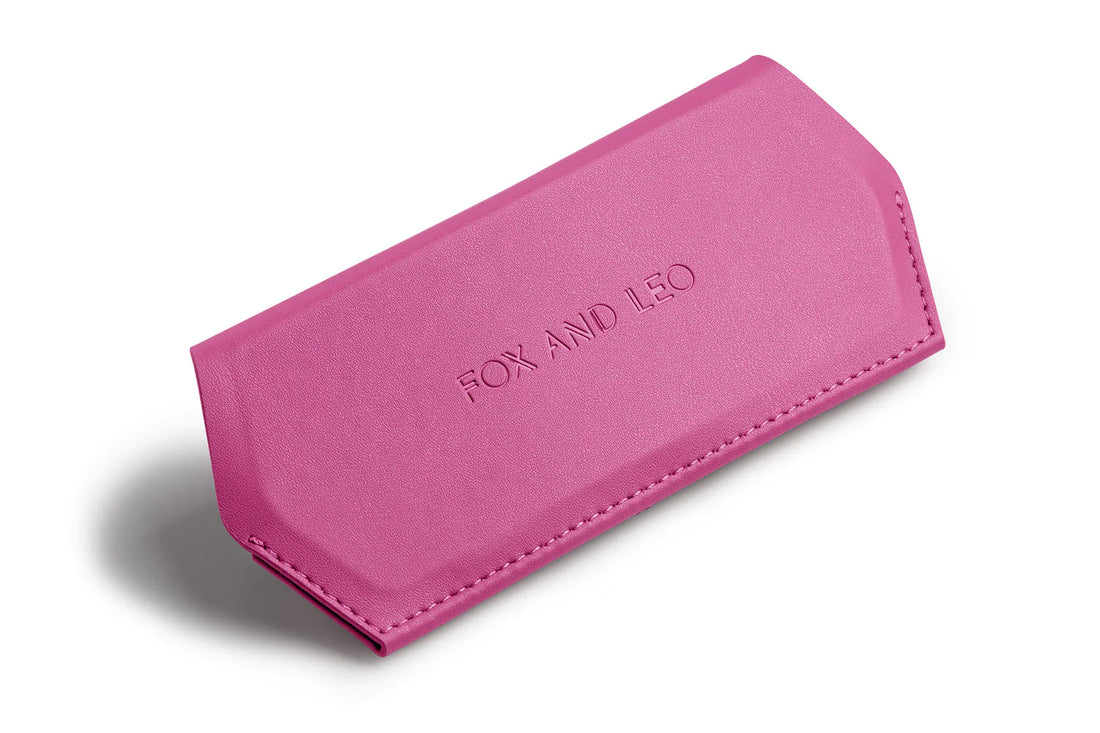 Fox And Leo Glasses Case Foxy Lady (Hot Pink)