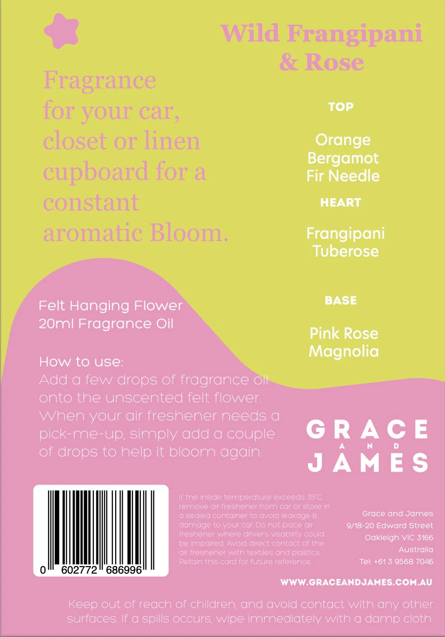Bloom  Wild Frangipani &amp; Rose Air Freshener