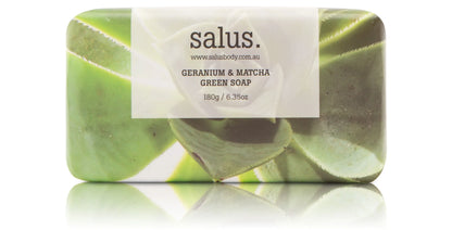 Salus Geranium &amp; Matcha Green Soap