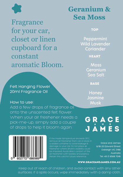 Bloom Geranium &amp; Sea Moss Air Freshener