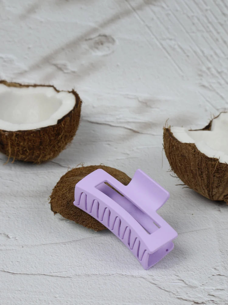 Nakoa Small Hair Claw Clip Purple