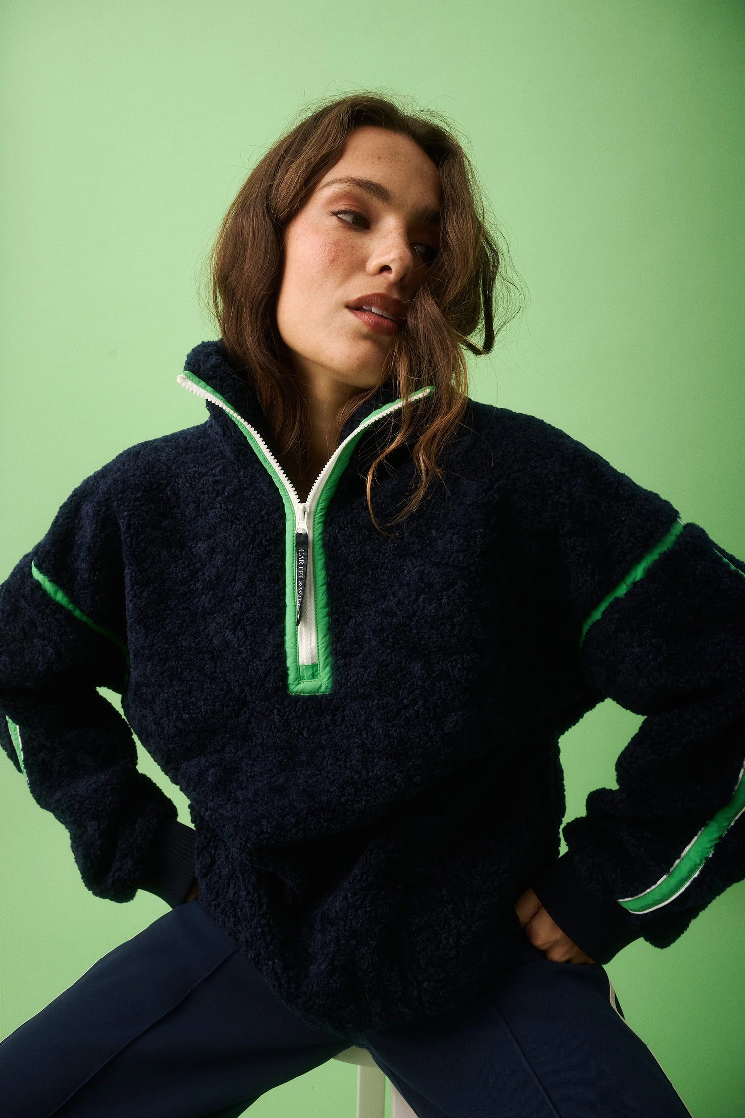 Cartel &amp; Willow Margot Pull Over Marine