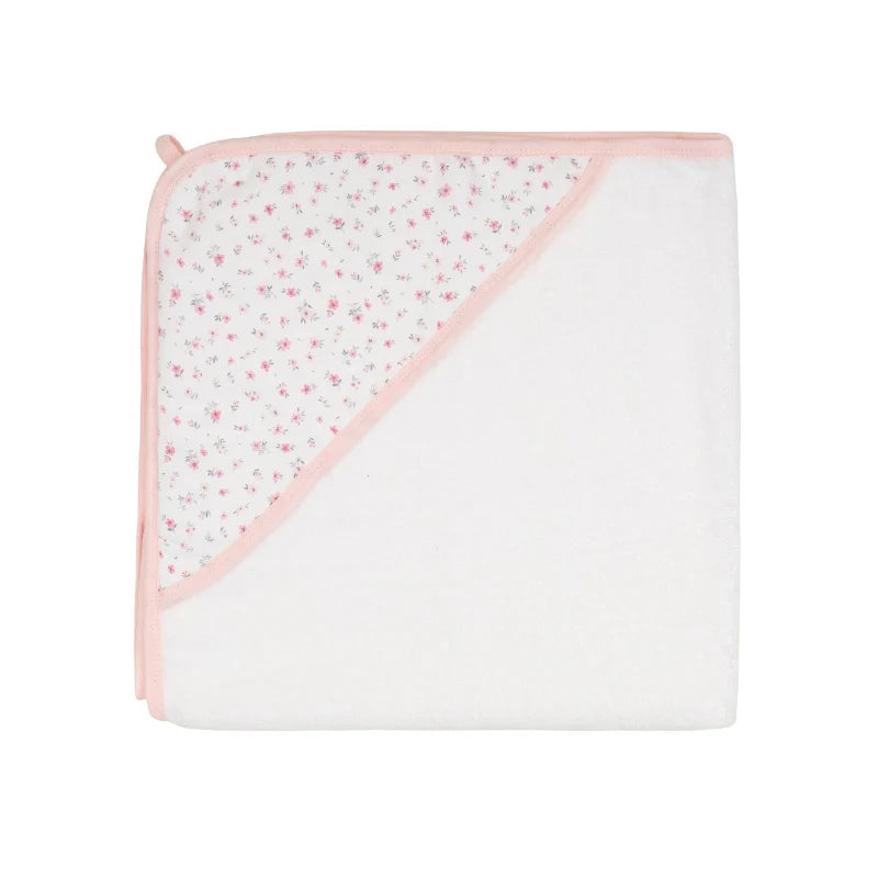 All4Ella Hooded Towel Pink Petals