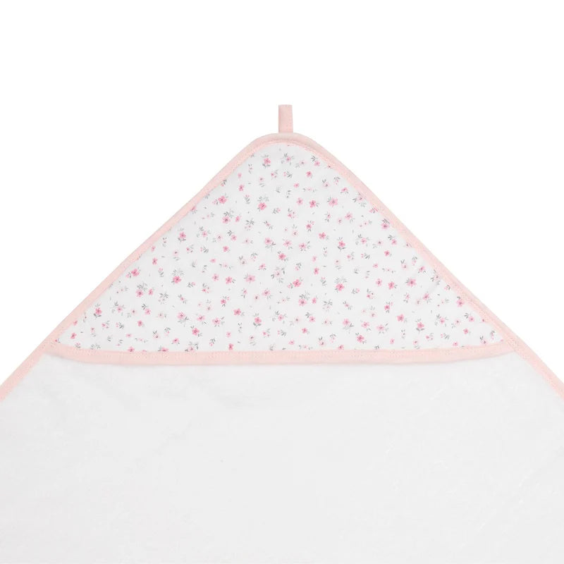 All4Ella Hooded Towel Pink Petals