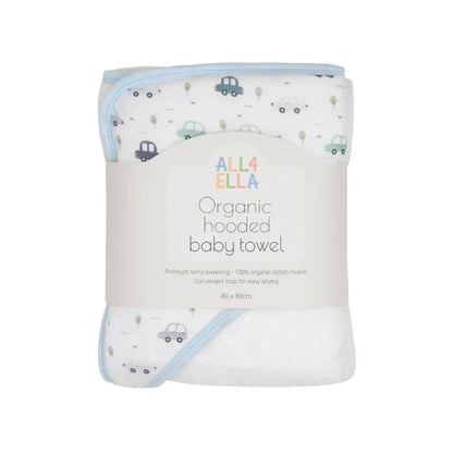 All4Ella Hooded Towel Beep Beep