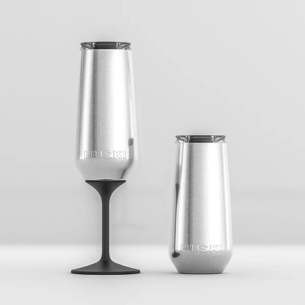 Huski Champagne Flute Brushed Stainless