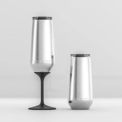 Huski Champagne Flute Black