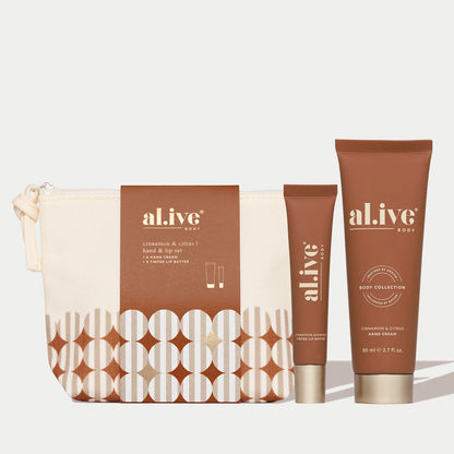 AL.IVE Hand &amp; Lip Gift Set Cinnamon &amp; Citrus