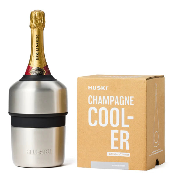 Huski Champagne Cooler Brushed Stainless