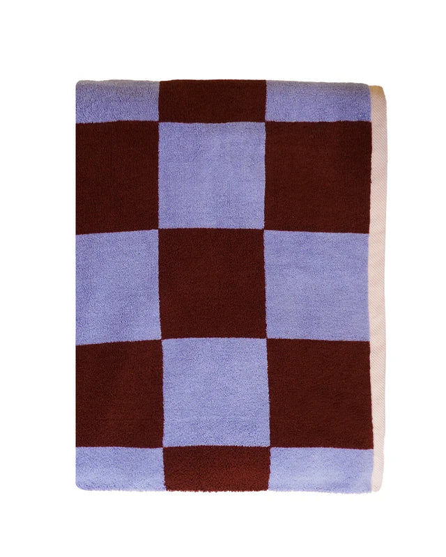 The Somewhere Co Iced Mocha Premium Cotton Beach Towel