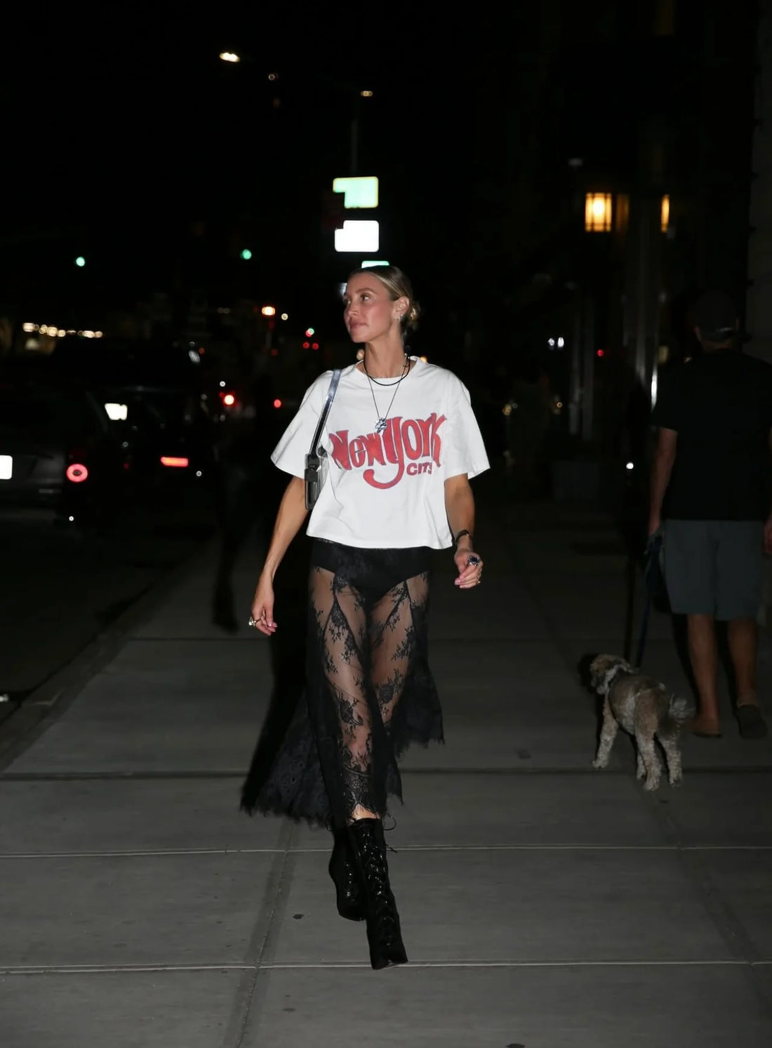 Maku New York Crop Tee White