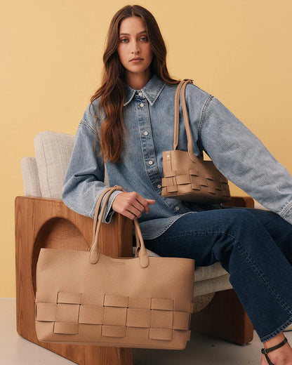 Elms+King Kenley East-West Bag - Taupe