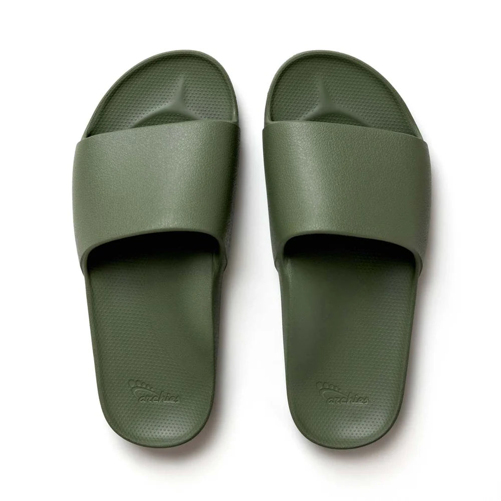 Archies Arch Support Slides Classic Khaki