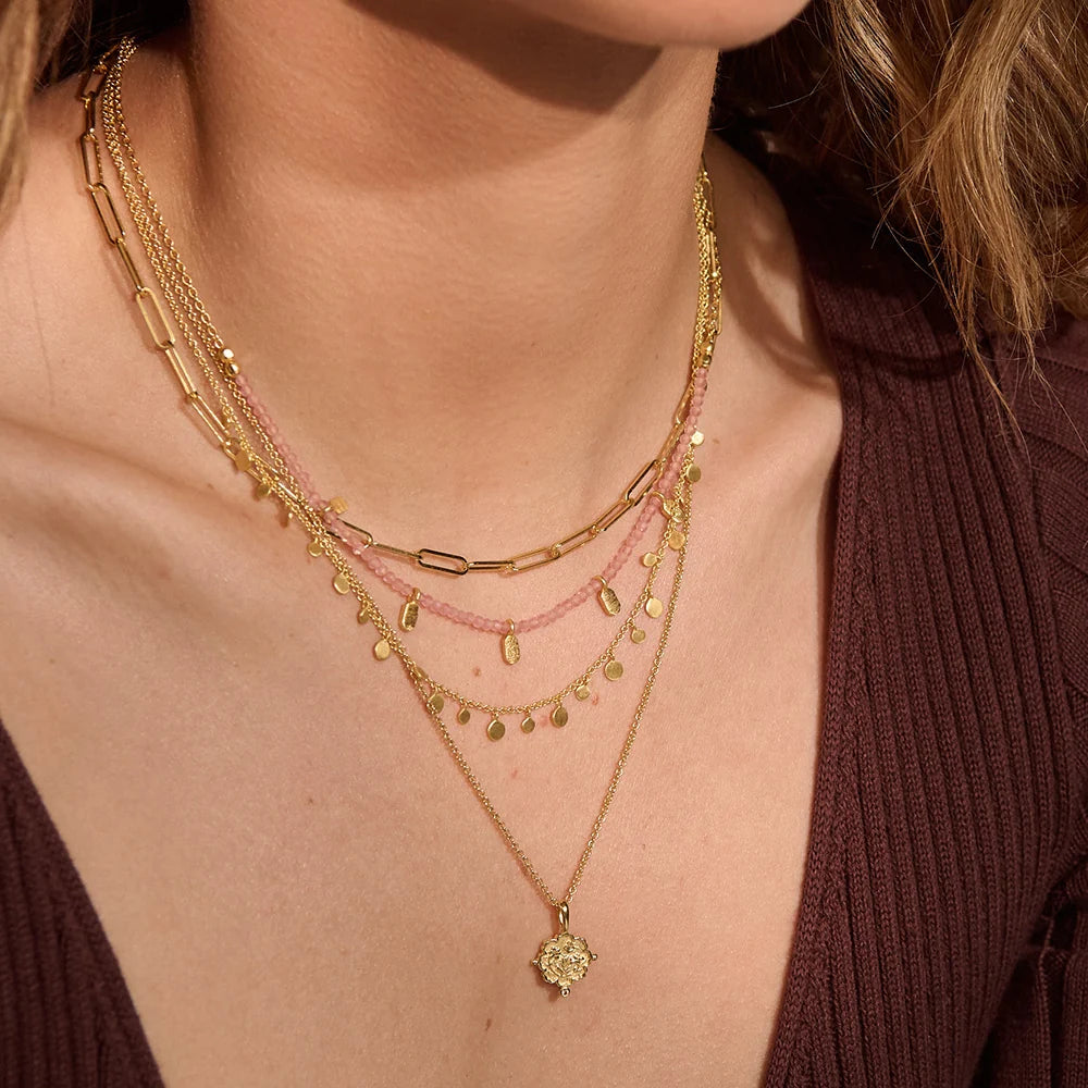 Murkani Loved Always Pendant Neck Lace Small 18KT Gold Plated