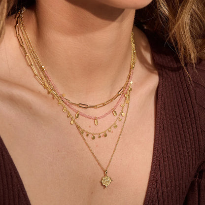 Murkani Loved Always Pendant Neck Lace Small 18KT Gold Plated