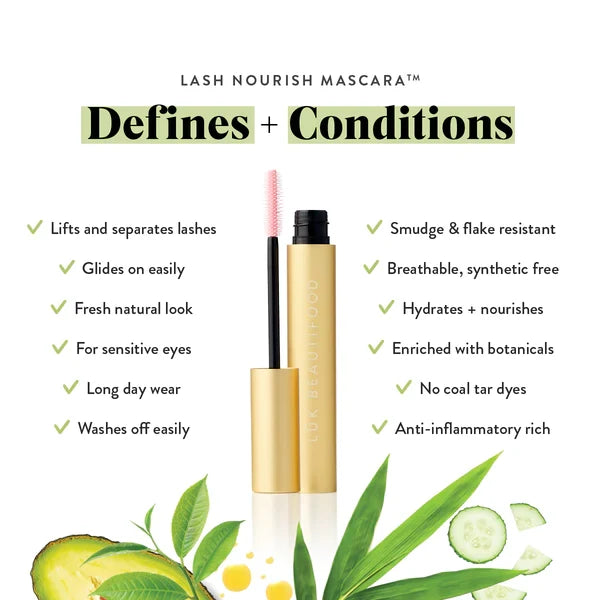 LUK Beautifood Lash Nourish Mascara Black Tea